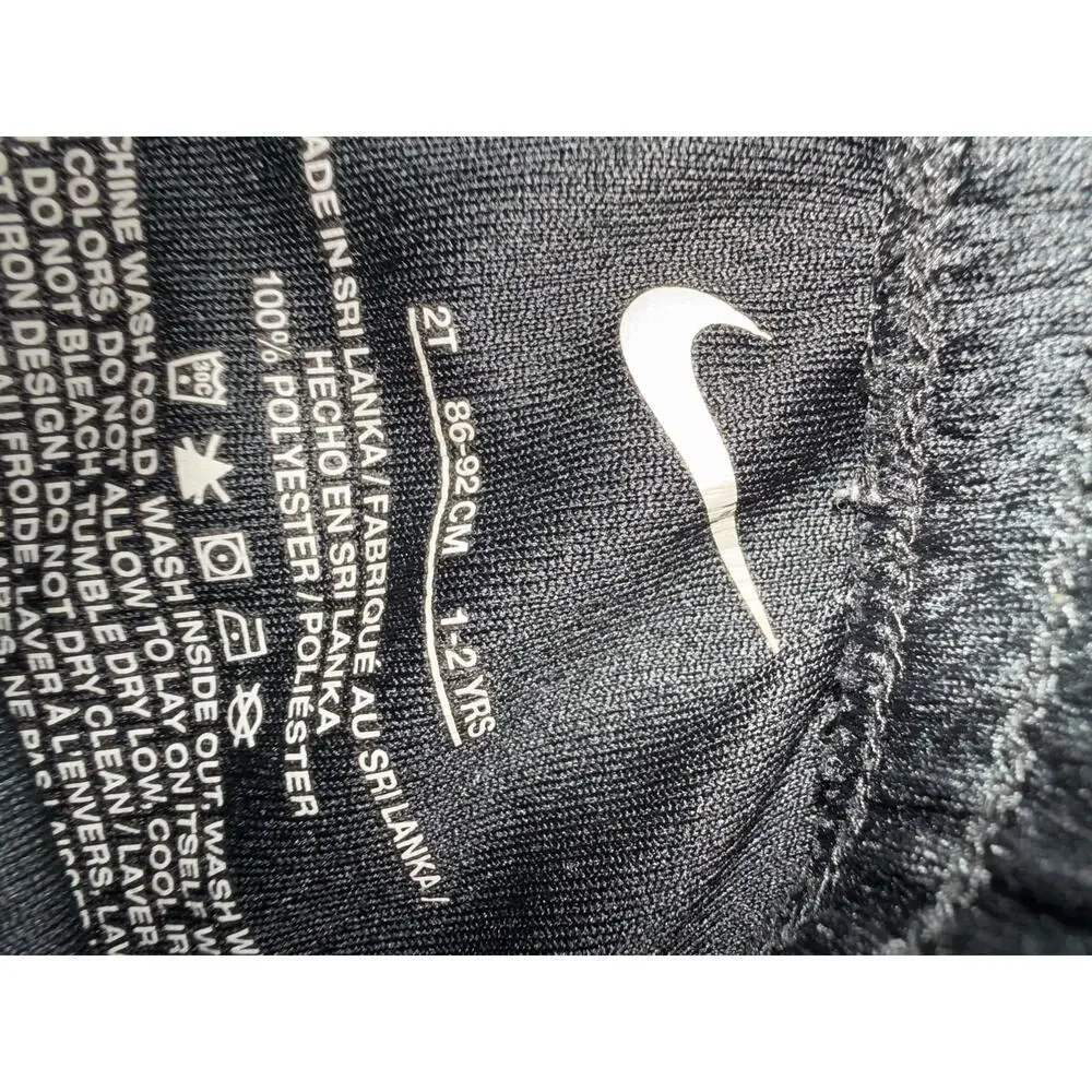 Nike Kids' Basketball Shorts - Black and White - Size 2T - Picture 3 of 4